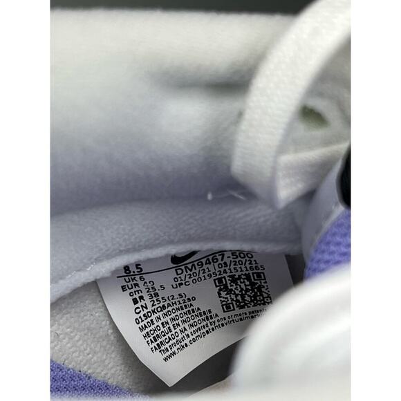 Nike Dunk Low Purple Pulse sz 8.5W /7M - Picture 9 of 11